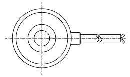 中空型壓力傳感器CAZF-Y24.9尺寸圖2